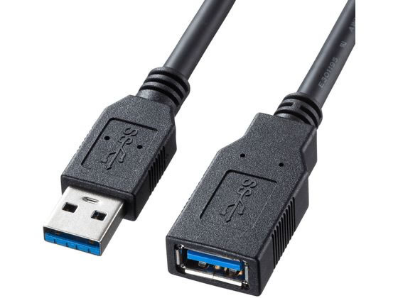 サンワサプライ USB3.0延長ケーブル ブラック 1m KU30-EN10K