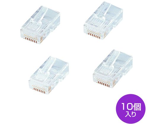 SANWA RJ-45RlN^ CAT5ePp ADT-RJ45-10LN