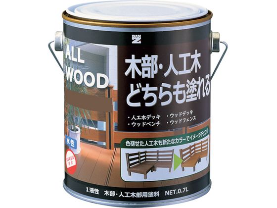 BAN�[ZI �ؕ��E�l�H�ؗp�h�� ALL WOOD 0.7L �I�[�N 17-40D K-ALW L07E2