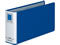 G)コクヨ/チューブファイル(エコツインR) B4 1／3ヨコ とじ厚50mm 青