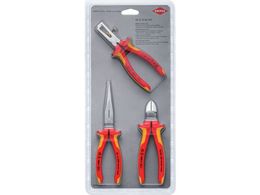 KNIPEX �≏�H��3�_�Z�b�g ���C���[�X�g���b�p�[�E�j�b�p�[�E�y���` 003130BKV03