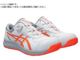 ASICS �E�B���W���u CP219 BOA �z���C�g �V���b�L���O�I�����W 28.0cm