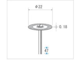 �i�J�j�V �d���_�C�������h�f�B�X�N ��22�~0.18�~����2.34 #600 14052