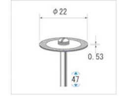 �i�J�j�V �d���_�C�������h�f�B�X�N ��22�~0.5�~����2.34 #200 14054