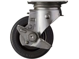 �n���}�[ �X�e�����X���v���[�g���L���X�^�[ �v���[�g���X�e�����X�L���X�^�[ ���� �T�C�h�X�g�b�p�[�t �ԗ֌a100mm �S���ԗ� S�V���[�Y 313S-RBU100