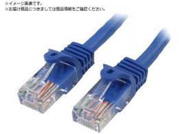 StarTech JeS5e CAT5e LANP[u 50cm u[ c܂h~@\ 45PAT50CMBL