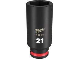 milwaukee SHOCKWAVE IMPACT DUTY �f�B�[�v�C���p�N�g�\�P�b�g 3 8�C���` 9.5mm �p 21mm 49-66-6162