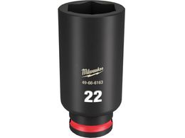 milwaukee SHOCKWAVE IMPACT DUTY �f�B�[�v�C���p�N�g�\�P�b�g 3 8�C���` 9.5mm �p 22mm 49-66-6163