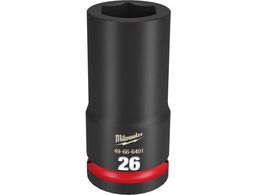milwaukee SHOCKWAVE IMPACT DUTY �f�B�[�v�C���p�N�g�\�P�b�g 3 4�C���` 19mm �p 26mm 49-66-6401