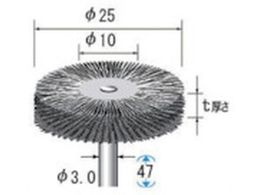 �i�J�j�V �X�e�����X���C���[�u���V 5�{�� �z�C�[���^ ��25�~5�~����3 ����0.15 50426