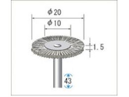 �i�J�j�V �d�|���C���[�u���V 10�{�� �z�C�[���^ ��20�~1.5�~����3 ����0.1 50443