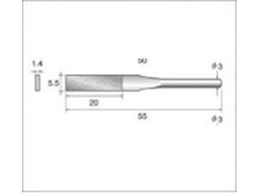 �i�J�j�V �d���_�C�������h���X�� ���^ 5.5�~1.2�~20�~����3 #400 62817