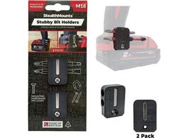 �X�e���X�}�E���g Stubby�r�b�g�z���_�[�~���E�H�[�L�[M18�p 2���� �u���b�NBH-M18-S-BLK-2