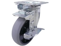 ���[�G�C �v���[�g�� ���� �L���X�^�[ �E���^�� �ԗ֌a130mm ����Œ�E�X�g�b�p�[�t�� J�^�C�v J2K-S�^ ��t���@80�~80 75�~75 GUJ2K-130S